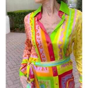 NEW MUCHO GUSTO francis bay short dress in multi